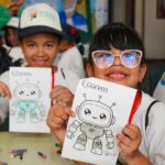 Niños y niñas larenes construyen y programan robots durante “Vacaciones Científicas y Tecnológicas”