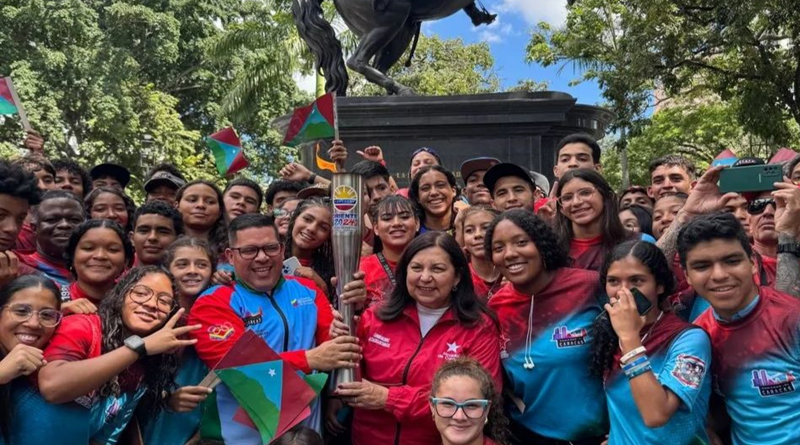 Fuego Patrio llega a Caracas rumbo a Oriente para Juegos Nacionales 2024