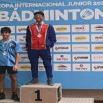 Luis Martínez se titula campeón en Bádminton (Categoría U15) en Perú