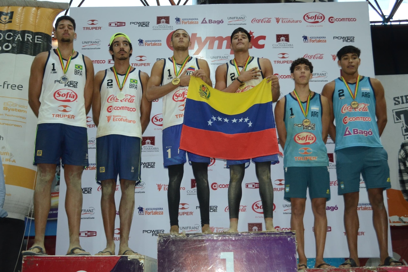 Venezuela gana el oro en el Torneo Sudamericano de Voleibol de Playa U-23