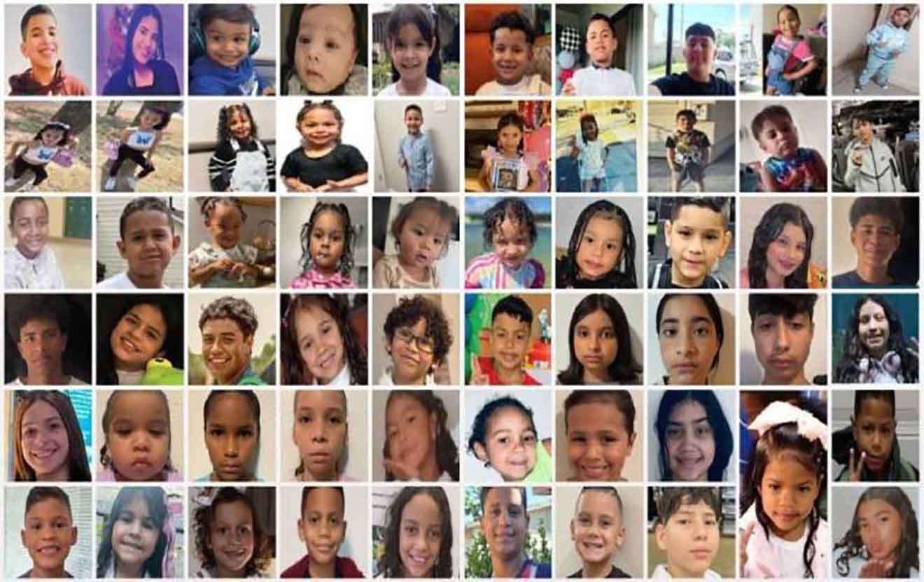 ninños venezolanos secuestrados
