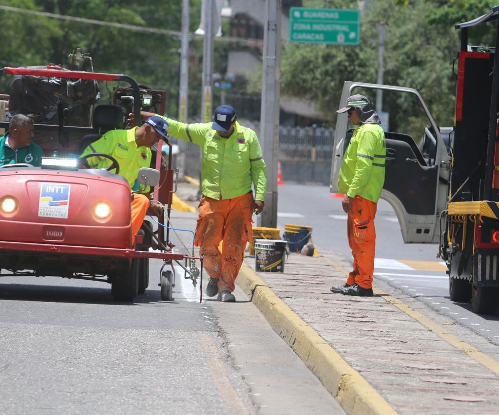 Alcaldía de Guarenas inició la demarcación de las principales vías de la ciudad