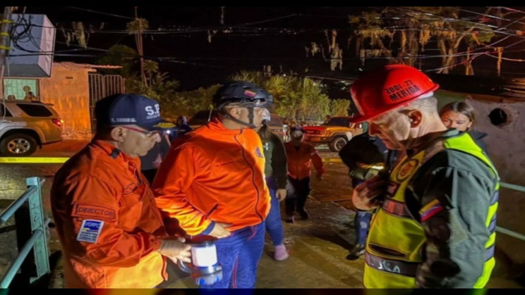 Gobierno Bolivariano atiende situación por lluvias en Mérida