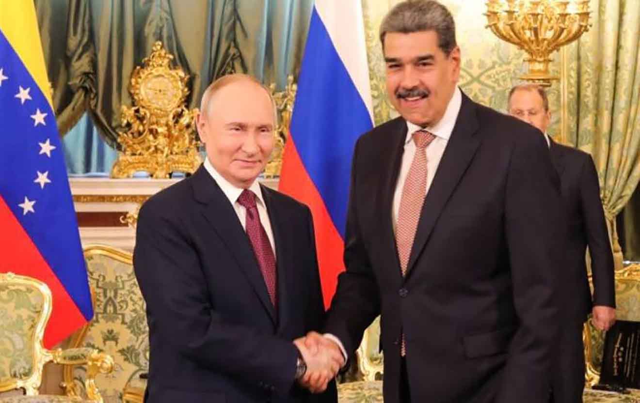 Presidentes Maduro y Putin