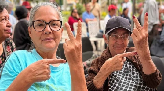 Abuelos de la patria se concentraron para exigir liberación del presidente Maduro y la primera dama Cilia Flores