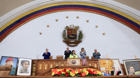 Presidenta encargada entregó propuestas legislativas sobre protección socioeconómica y aceleración de trámites