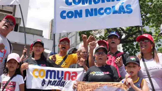 Pueblo comunero ratifica su respaldo al presidente Maduro y exige su liberación.jpg copia