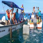 Gobierno nacional fortalece producción sostenible de semillas de mejillón en Sucre