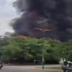 Controlado incendio en empresa procesadora de químicos en Los Guayos