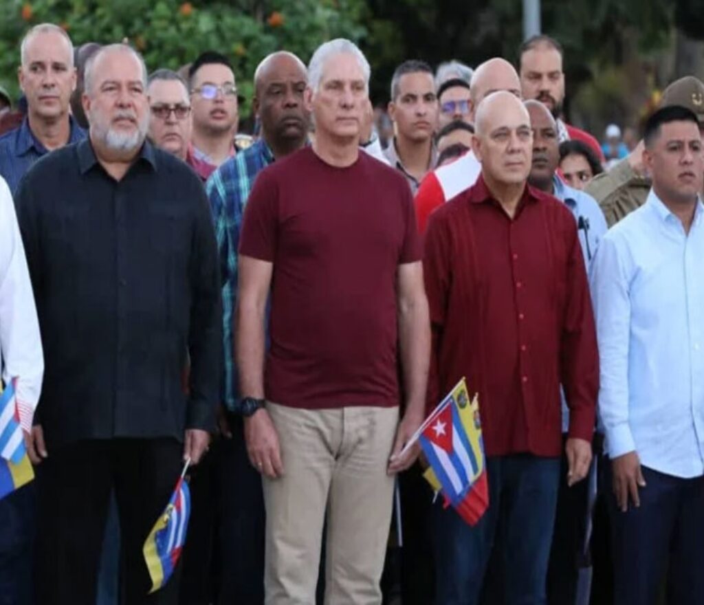 Cubanos se movilizan en respaldo a Venezuela ante agresiones de EEUU