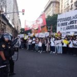 Sin convocatoria de la CGT: Sindicatos marchan al Senado contra la reforma laboral de Milei